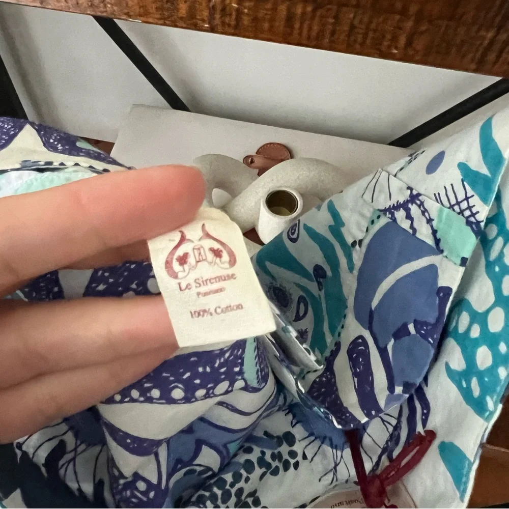 NEW Le Sirenuse Positano Women's Blue Psycho Printed Shorts Women's 36 or 0 - Picture 4 of 7